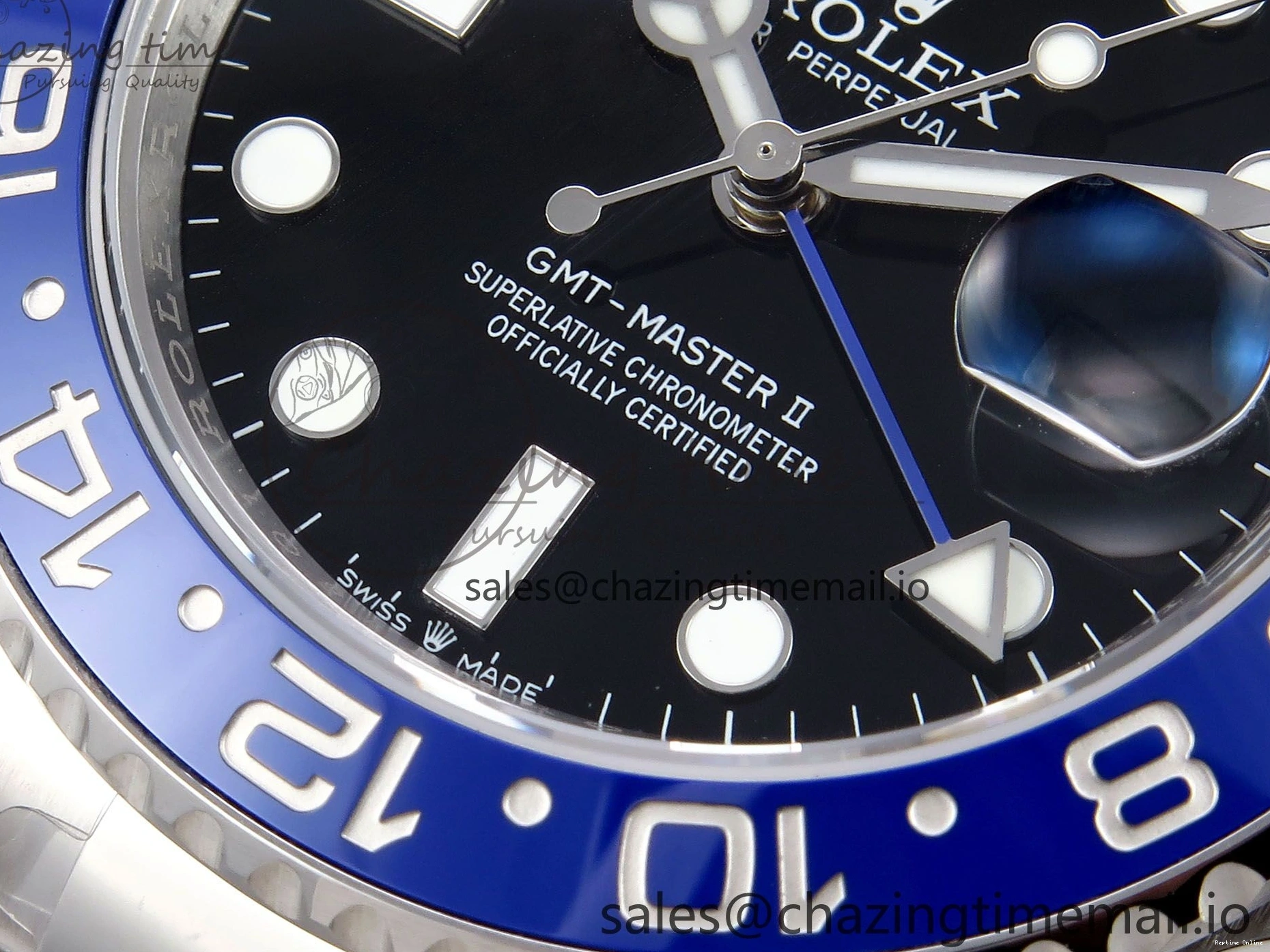 0411 GMT-Master II 126710 BLNR 904L THBF 1:1 Best Edition on Oyster Bracelet SH3285 CHS StreetReady 957